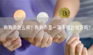 狗狗币怎么样? 狗狗币是一项不错的投资吗?