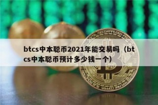 btcs中本聪币2021年能交易吗（btcs中本聪币预计多少钱一个）